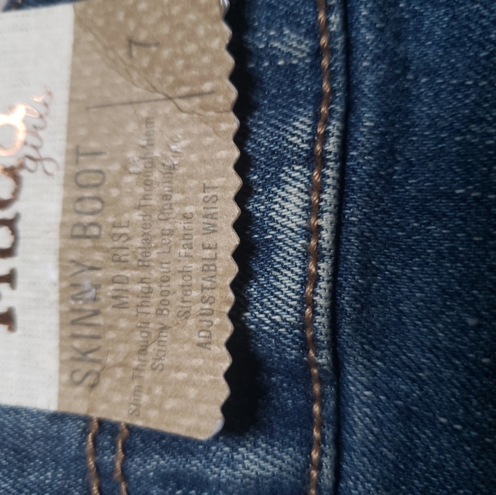 NWT Girls Mudd Size 7 Skinny Jeans - Picture 6 of 6